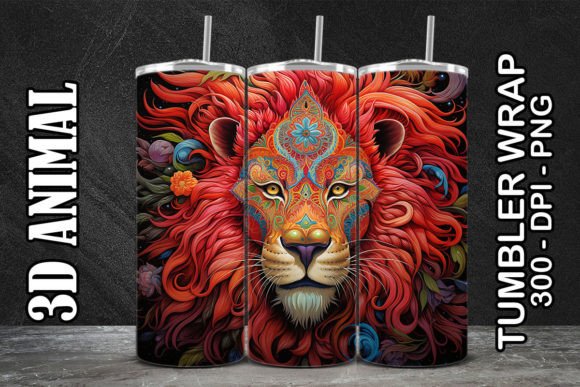 3D Red Lion Tumbler 2: A Versatile and Stylish Beverage Companion