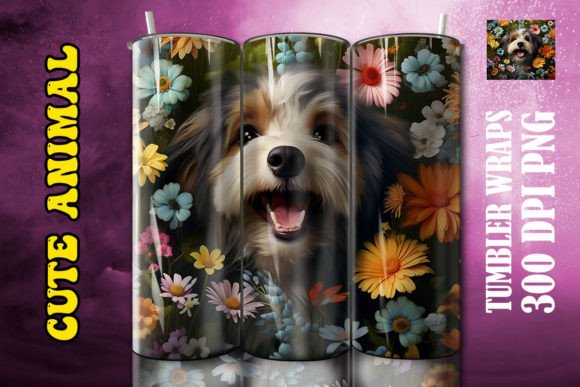 Adorable 3D Cute Dog Tumbler 3 for Your Drinks