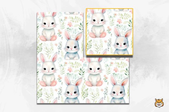 Baby Bunny Seamless Pattern: A Charming Addition to Your Design Projects