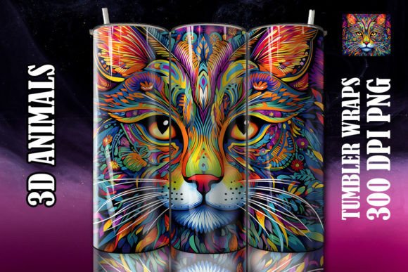 Discover the 3D Wild Cat Tumbler 2: A Unique and Stylish Addition to Your Collection