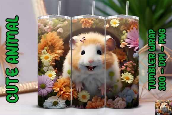 Discover the Adorable 3D Cute Hamster Tumbler 2 for Your Creative Projects