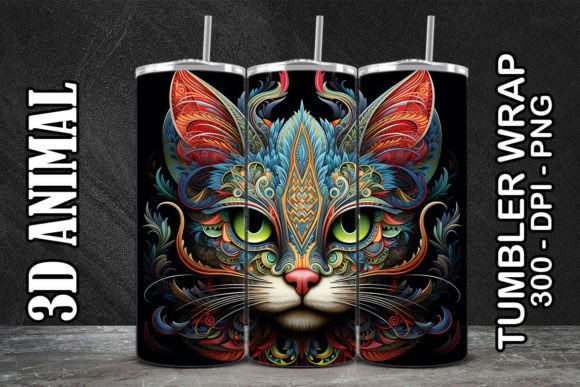 Discover the Versatile 3D Cat Tumbler 7: A Perfect Blend of Function and Feline Fun