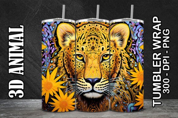 Discover the Versatile 3D Cheetah Tumbler 11 for Your Creative Projects