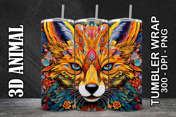 Discover the Versatile 3D Fox Tumbler 3