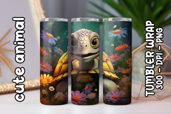 Embrace Creativity with the 3D Cute Turtle Tumbler 1: A Trend-Setting Digital Design
