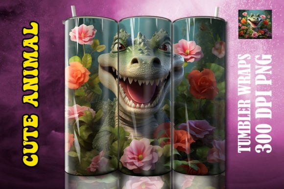 Embrace the Charm: The 3D Cute Crocodile Tumbler and Its Impact on Modern Creativity