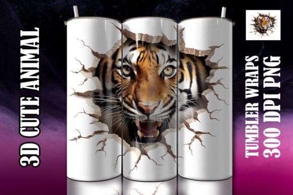 Embrace the Roar: The 3D Cute Tiger Tumbler 5 and Its Digital Design Revolution