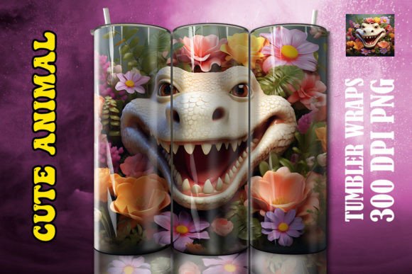 Explore the Versatility of 3D Cute Crocodile Tumbler 5 and Its PNG File
