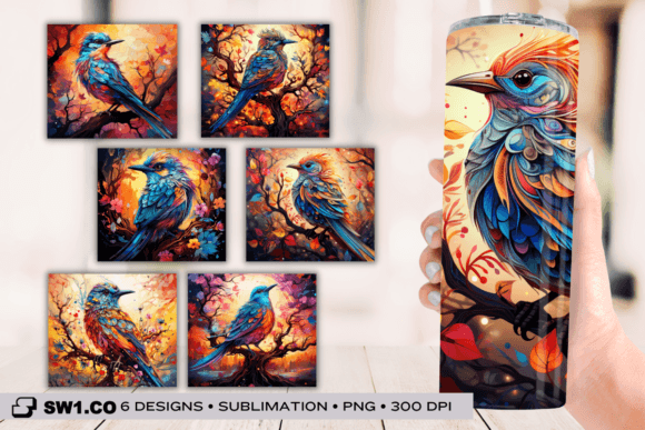 Exploring the 3D Mandala Bird Tumbler Sublimation Wrap: A Comprehensive Review
