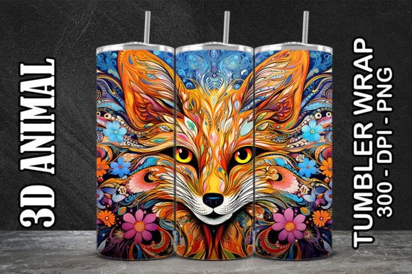 Exploring the Versatility and Creativity with 3D Fox Tumbler 2
