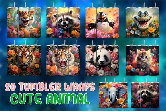 Strategic Use of 3D Cute Animal Tumbler Wraps for Enhanced Branding and Customer Experience
